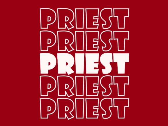 Priest Svg Cut File